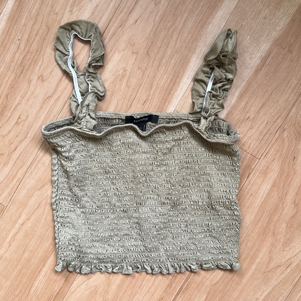 Forever 21 Smocked Tank Top